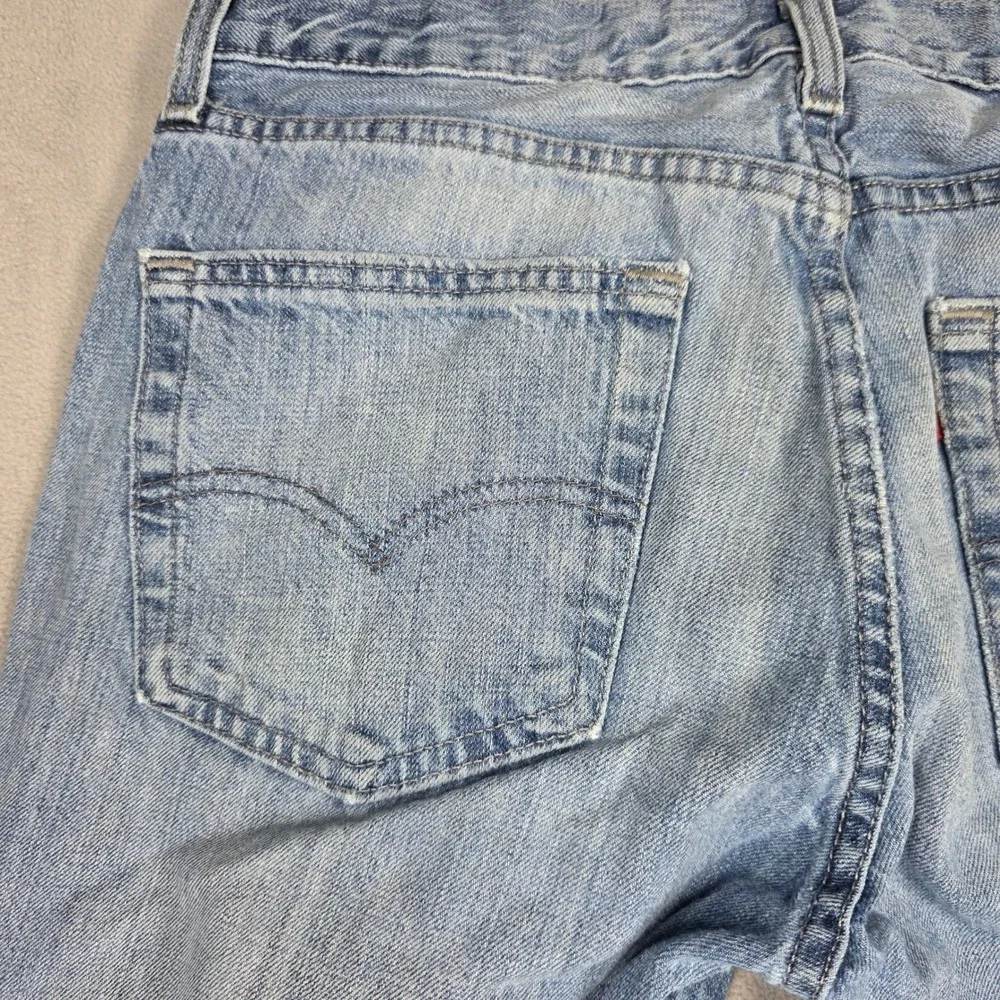 Levi's Jeans Men 30x29 Blue Straight Leg 514 Light Wash